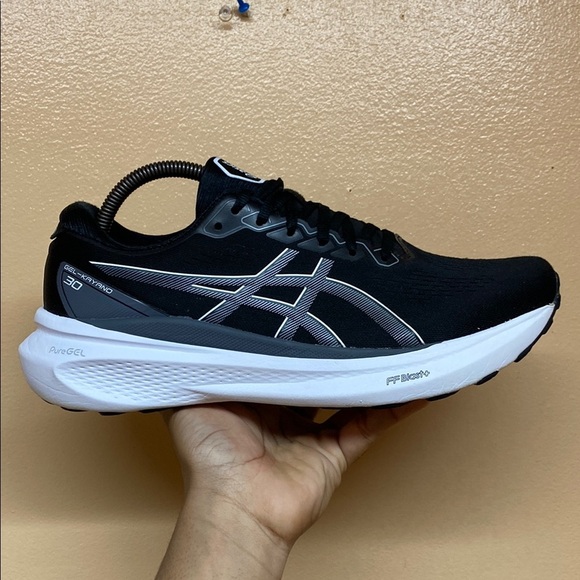 ASICS Gel Kayano 30 Running Sneakers “Black White Sheet Rock” - Picture 6 of 17